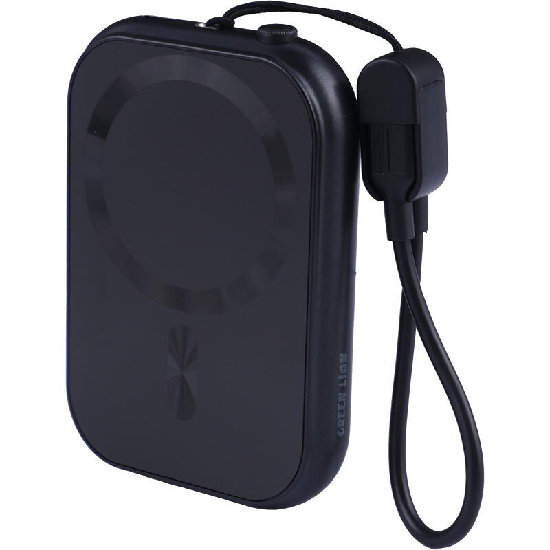 پاور بانک بی سیم فست شارژ گرین لاین GL-PX25 GN3N1MF10PBK PD 20W ظرفیت 10000 میلی آمپر ساعت