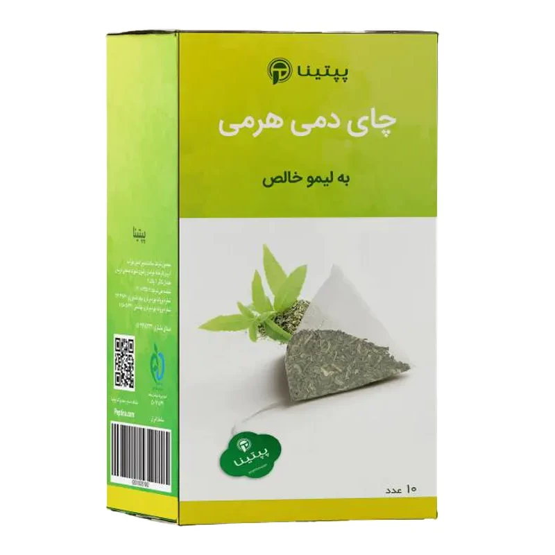 دمنوش خالص به لیمو دمی هرمی پپتینا بسته 10 عددی