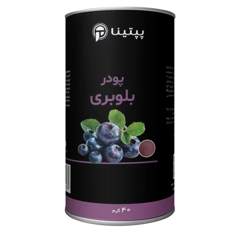 پودر بلوبری پپتینا قوطی 40 گرمی