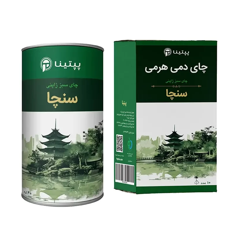 چای سبز ژاپنی سنچا پپتینا تی بگ هرمی