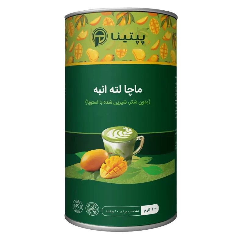 ماچا لته انبه پپتینا