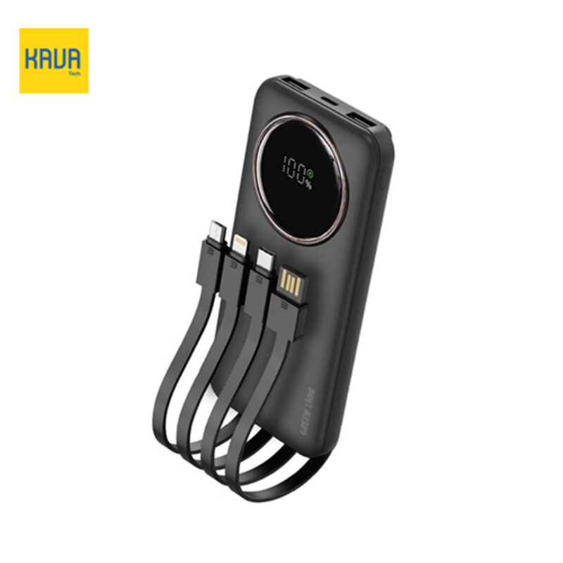 پاوربانک Green Lion Power Pulse 10000mAh با شارژ سریع PD و نمایشگر دیجیتال