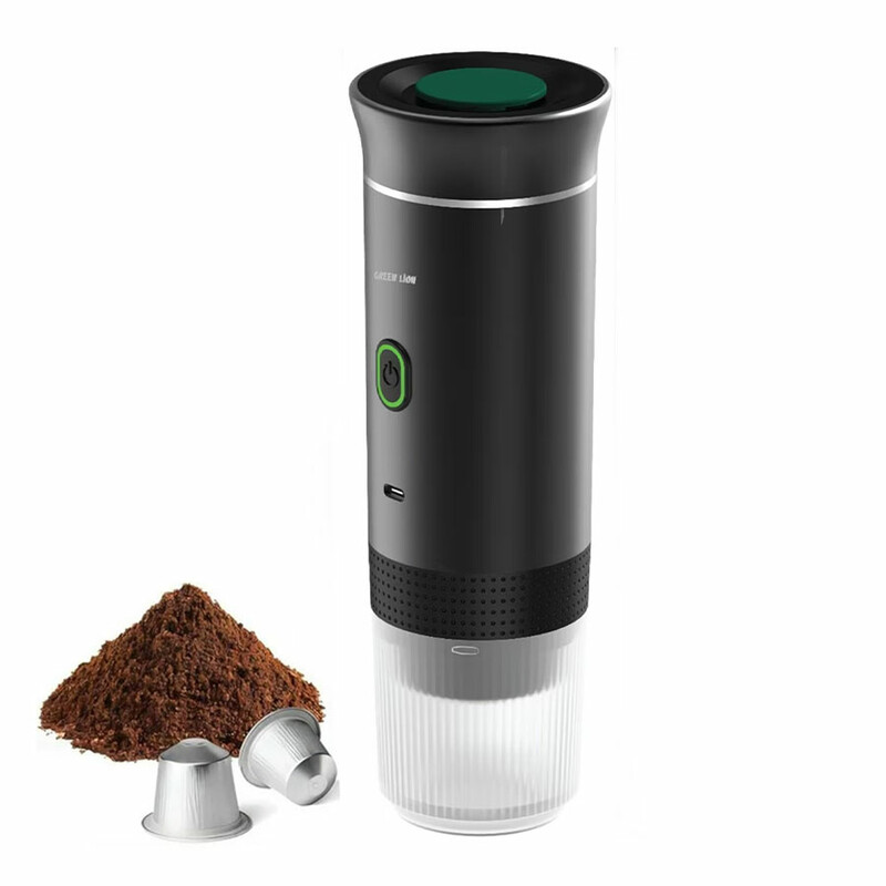 اسپرسو ساز پرتابل مسافرتی گرین لاین مدل Green Lion Coffee Maker Lite GNCOFMKLTBK
