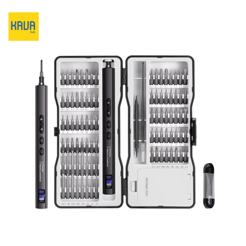 کیف پیچ‌گوشتی شارژی 97 کاره پرودو Porodo TechFix 97-in-1 Electric Precision Screwdriver Kit مدل PT-97ES – مشکی