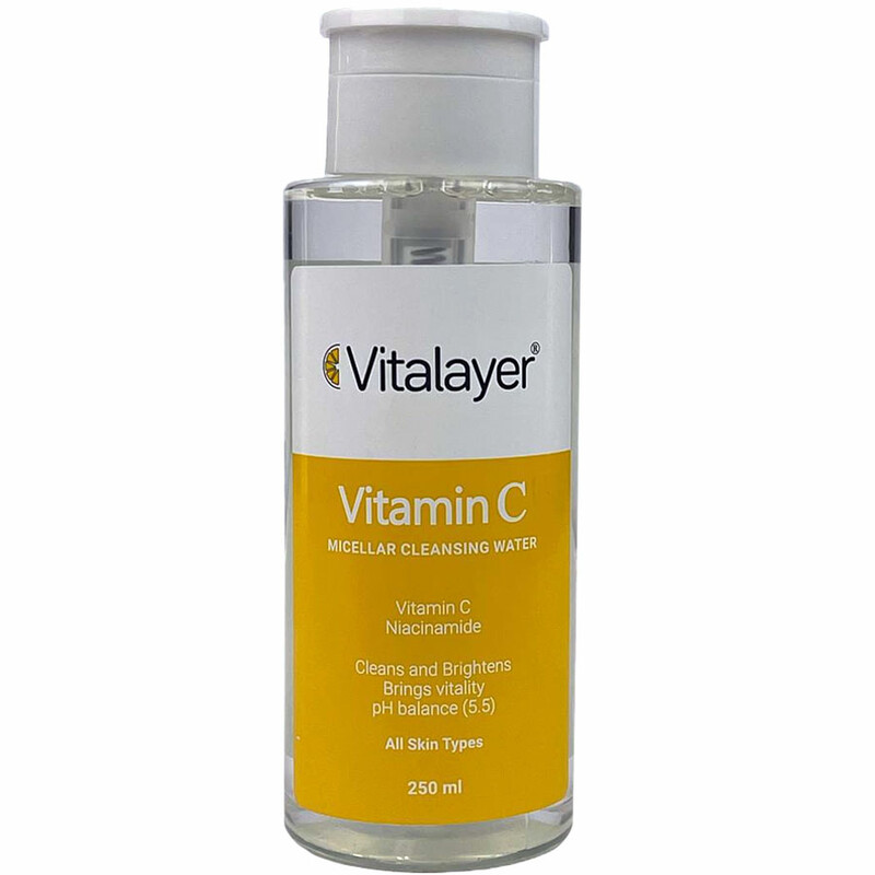 میسلار واتر انواع پوست Vitamin C ویتالیر 250ml