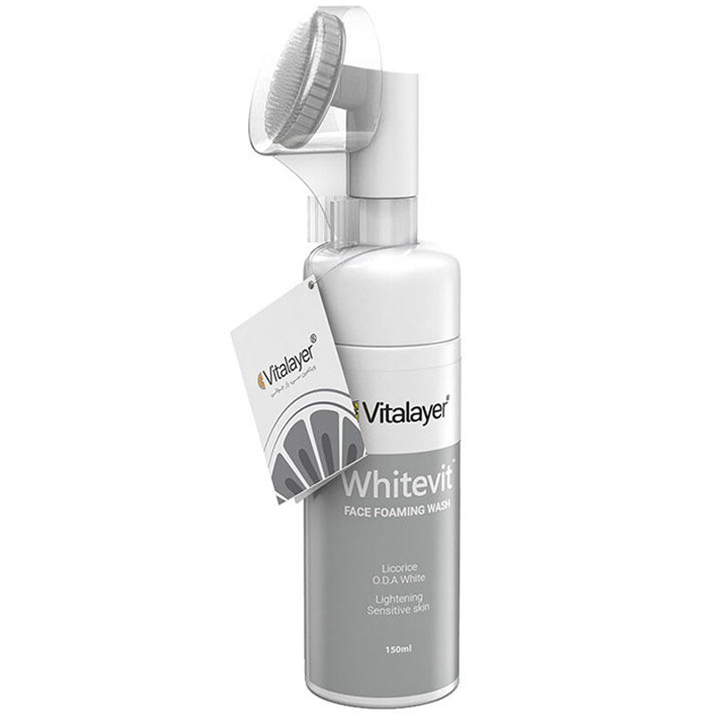 فوم شستشوی پوست های کدر و مستعد لک Whitevit ویتالیر 150ml