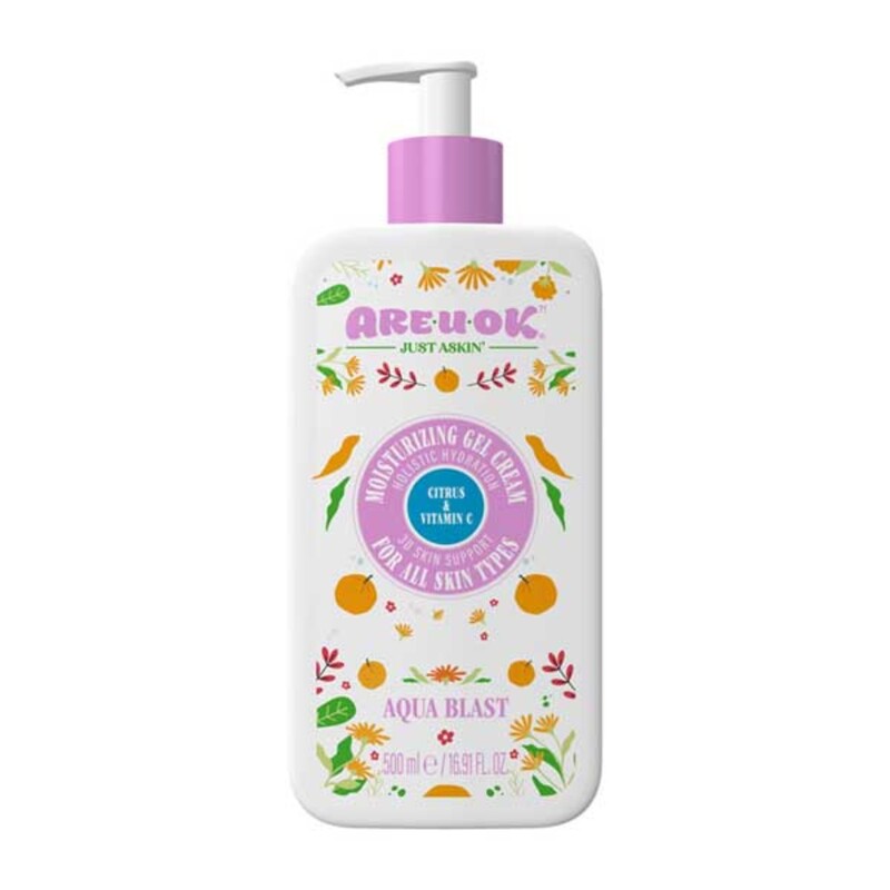 ژل کرم آبرسان آر یو اکی ویتامین سی و گریپ فروت 500ml