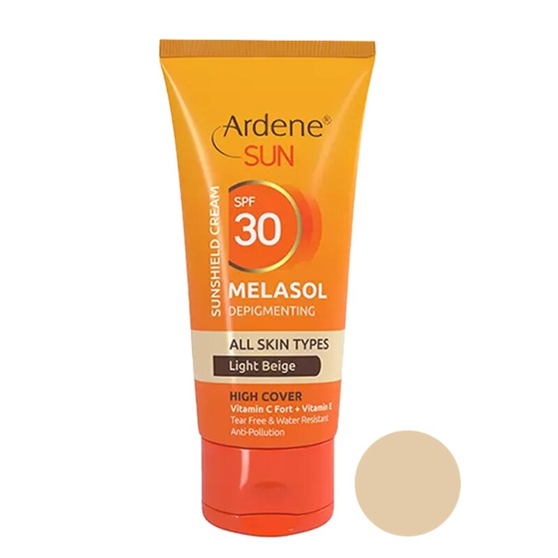 کرم ضد آفتاب ضد لک رنگی SPF30 Melasol آردن سان