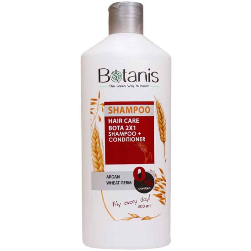 شامپو و نرم کننده 2 در 1 بوتانیس 300ml