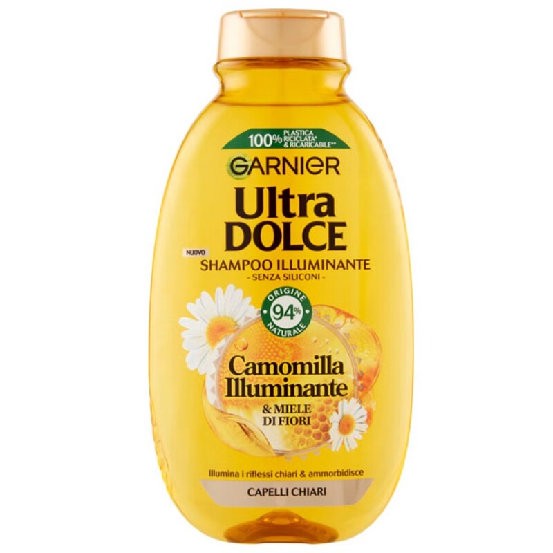 شامپو درخشان کننده گارنیه عسل و بابونه Ultra Dolce