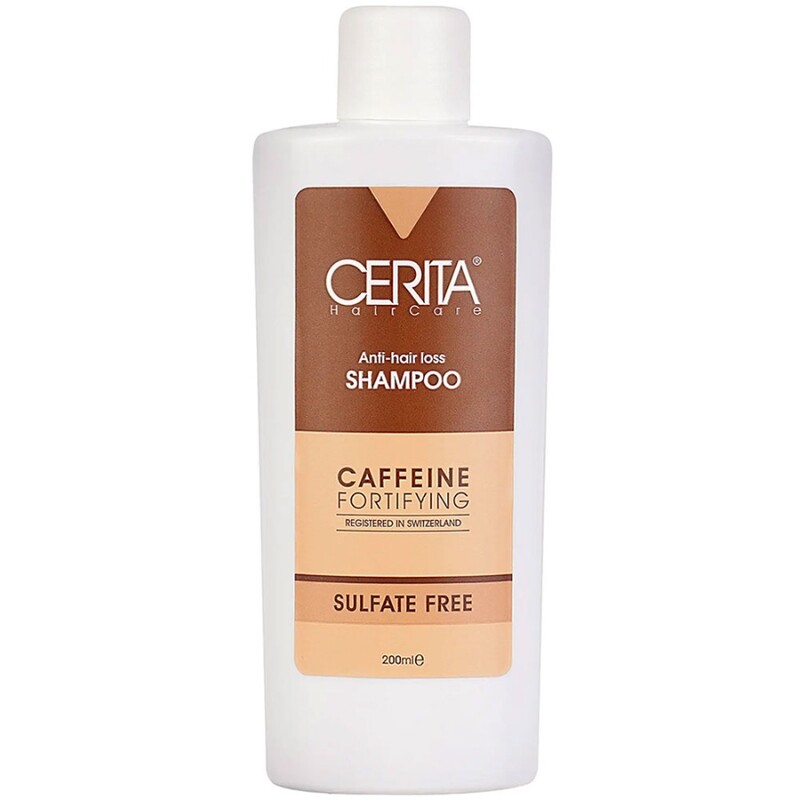 شامپو کافئین فاقد سولفات سریتا موهای خشک و معمولی 200ml
