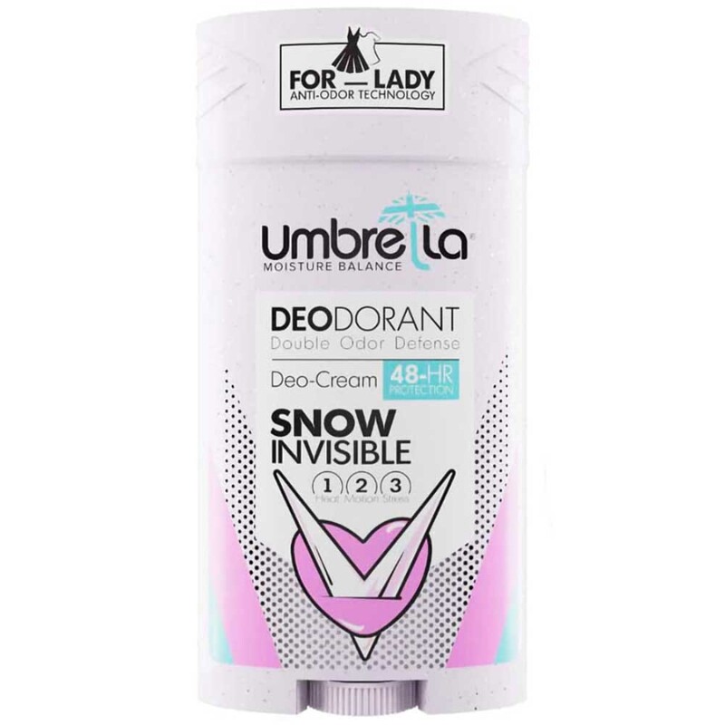 استیک ضد تعریق زنانه 48 ساعته آمبرلا Snow Invisible