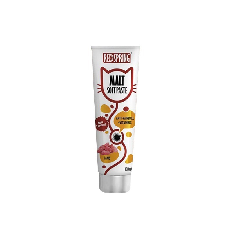 خمیر مالت گربه رداسپرینگ با طعم گوشت بره Redspring Malt Soft Paste بسته 2 عددی
