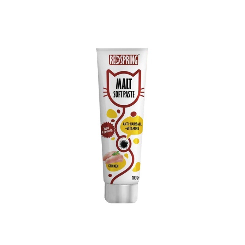 خمیر مالت گربه رداسپرینگ با طعم مرغ Redspring Malt Soft Paste Chicken وزن 100 گرم