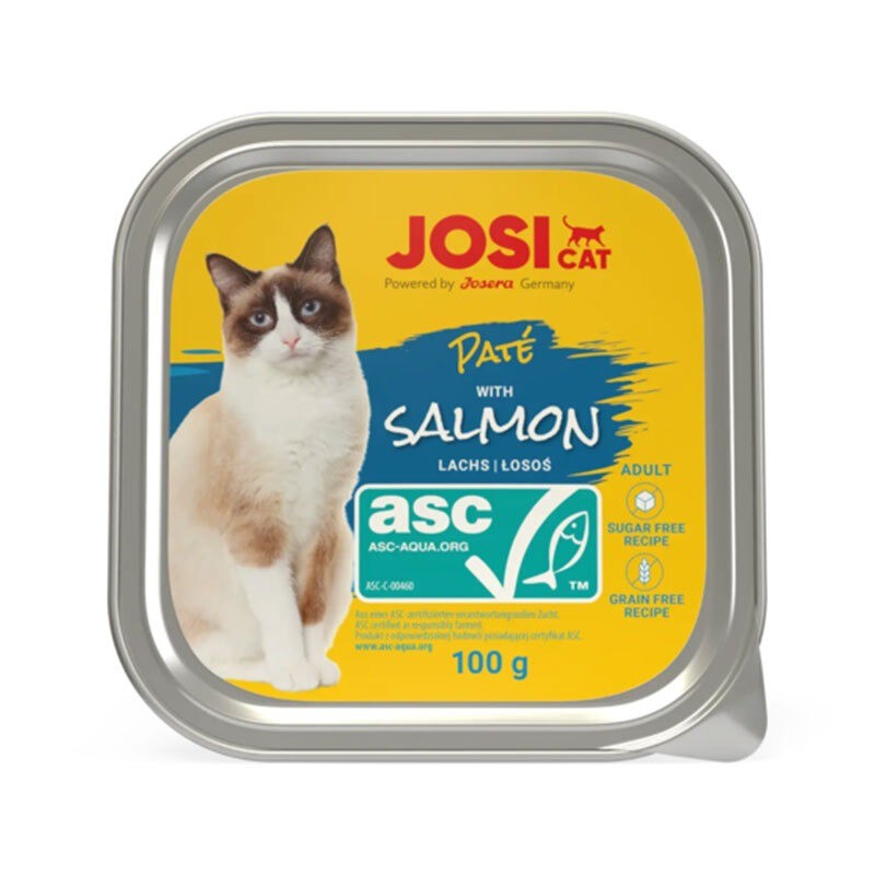 غذای کاسه ای گربه جوسرا با طعم سالمون Josera Josi Cat وزن 100 گرم