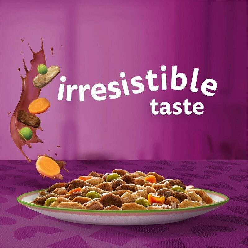 پوچ گربه ویسکاس با طعم ماهی سالمون و هویج Whiskas Tasty Mix Chef