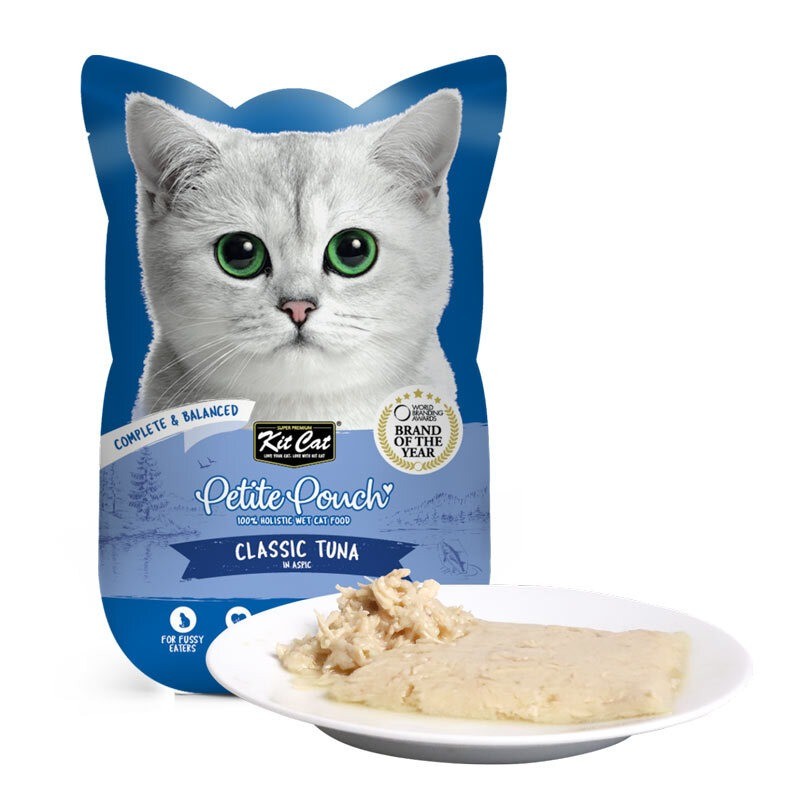 پوچ گربه کیت کت با طعم ماهی تن کلاسیک Kit Cat Cat Pouch With Classic Tuna وزن 70 گرم