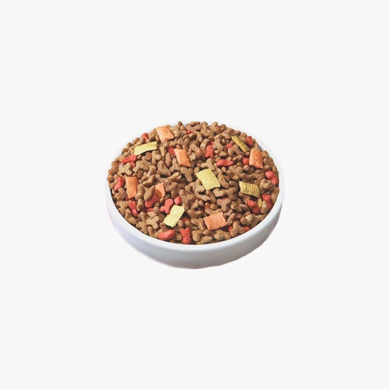 غذای خشک گربه مونلو با طعم گوشت پرندگان و ماهی سالمون Monello Adult Hairball Control وزن 1 کیلوگرم