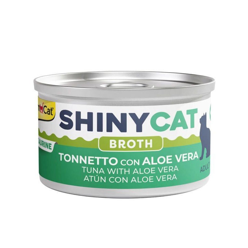 کنسرو غذای گربه جیم کت با طعم ماهی تن با آلوئه ورا در سس GimCat Cat Canned Food With Aloe Vera & Tuna وزن 70 گرم