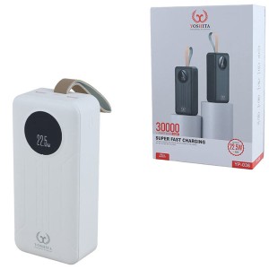 پاور بانک فست شارژ یوشیتا YP-036 QC3.0 PD 22.5W ظرفیت 30000 میلی آمپر ساعت