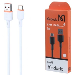 کابل تایپ سی فست شارژ 6 آمپر مک دودو High Copy طول 1 متر کد 2