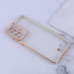 قاب ژله ای سامسونگ Galaxy A73 دور رنگی محافظ لنزدار