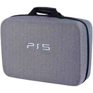 کیف کنسول بازی PS5 Slim طرح طوسی مشکی