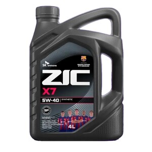 روغن موتور زیک SK ZIC مدل X7 SP حجم 4 لیتر (5w-40)