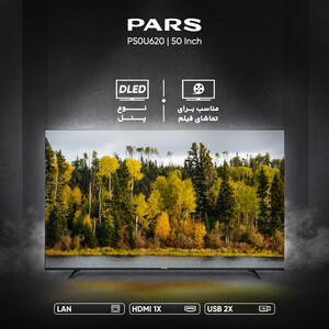 تلویزیون هوشمند ال ای دی پارس مدل P50U620 سایز 50 اینچ