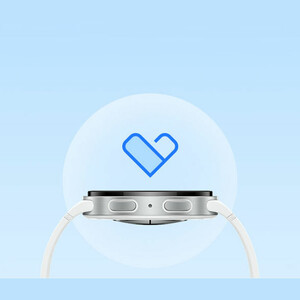 ساعت هوشمند 44 میلی‌متری سامسونگ مدل Galaxy Watch 8 با بند پلاستیکی