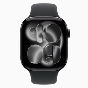 ساعت هوشمند 46 میلی متری اپل مدل Series 11 Aluminum Case با بند سیلیکونی