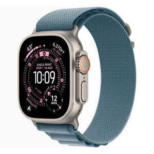 ساعت هوشمند 49 میلی متری اپل مدل Ultra 3 Natural Titanium Case با بند Alpine Loop