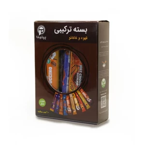 بسته ترکیبی قهوه و کاکائو پپتینا – 10 ساشه‌ای