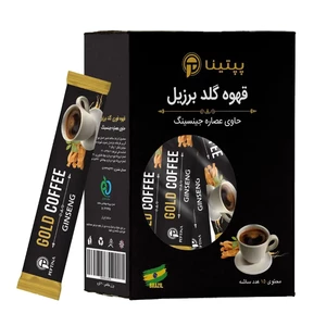 قهوه گلد با جینسینگ پپتینا قوطی 100 گرمی