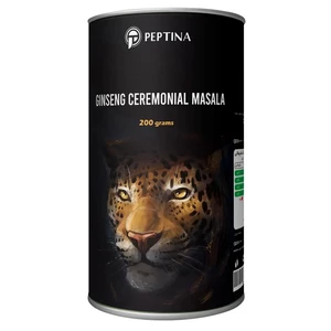 چای ماسالا جینسینگ تشریفاتی پپتینا sachet box containing 20 sachets of 10 grams