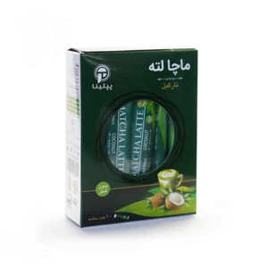 ماچا لته با پودر شیر نارگیل پپتینا بسته 500 گرمی