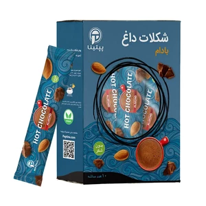 شکلات داغ با پودر شیر بادام پپتینا 10 ساشه 10 گرمی