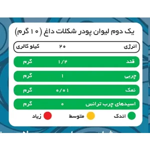 شکلات داغ با پودر شیر بادام پپتینا 10 ساشه 10 گرمی