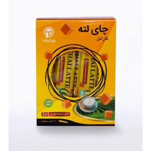 شیر چای (چای لته) کارامل پپتینا 10 ساشه 10 گرمی