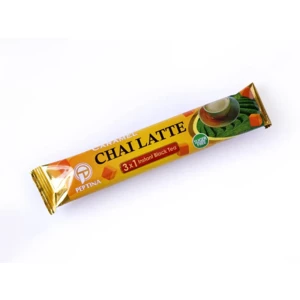 شیر چای (چای لته) کارامل پپتینا sachet box containing 20 sachets of 10 grams