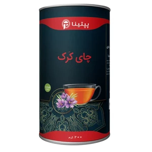 چای کرک زعفرانی پپتینا sachet box containing 20 sachets of 10 grams