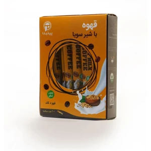 کافی میکس با پودر شیر سویا پپتینا بسته 10 ساشه‌ای