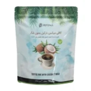 کافی میکس با پودر شیر نارگیل پپتینا sachet box containing 20 sachets of 10 grams