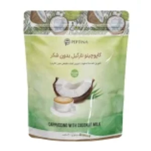 کاپوچینو با پودر شیر نارگیل پپتینا قوطی 100 گرمی