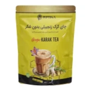 چای کرک زنجبیل پپتینا sachet box containing 20 sachets of 10 grams