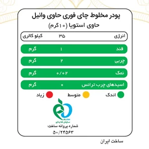 چای کرک وانیل پپتینا قوطی 200 گرمی