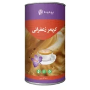 کریمر غیر لبنی با طعم زعفران پپتینا قوطی 200 گرمی