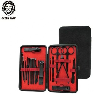 ست مانیکور 18 عددی گرین لاین مدل GREEN LION GNMTRVL18BK