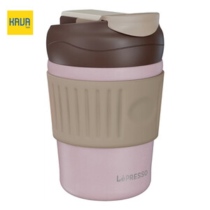 ماگ لپرسو LePresso Tumbler Mug دوجداره مدل دو درپوش Dual-Sip مدل LP-TM350
