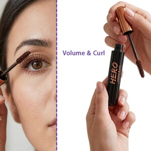ریمل قهوه ای هیرو فلورمار Volume & Curl